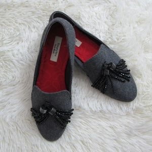 Simply Vera Vera Wang Gray Wool Blend Shoes